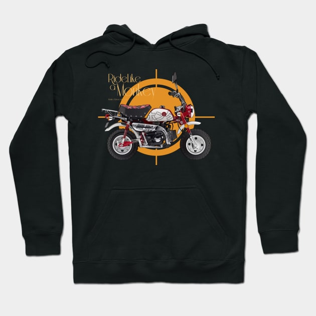 Ride like a Monkey Hoodie by Akira31